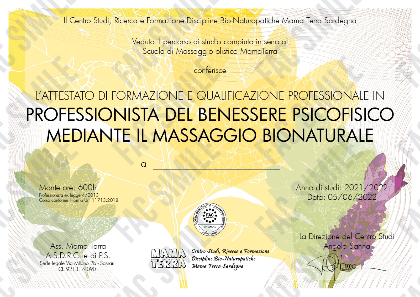 Professionista del benessere psicofisico